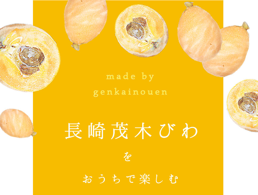 黄金に輝く果実茂木びわ