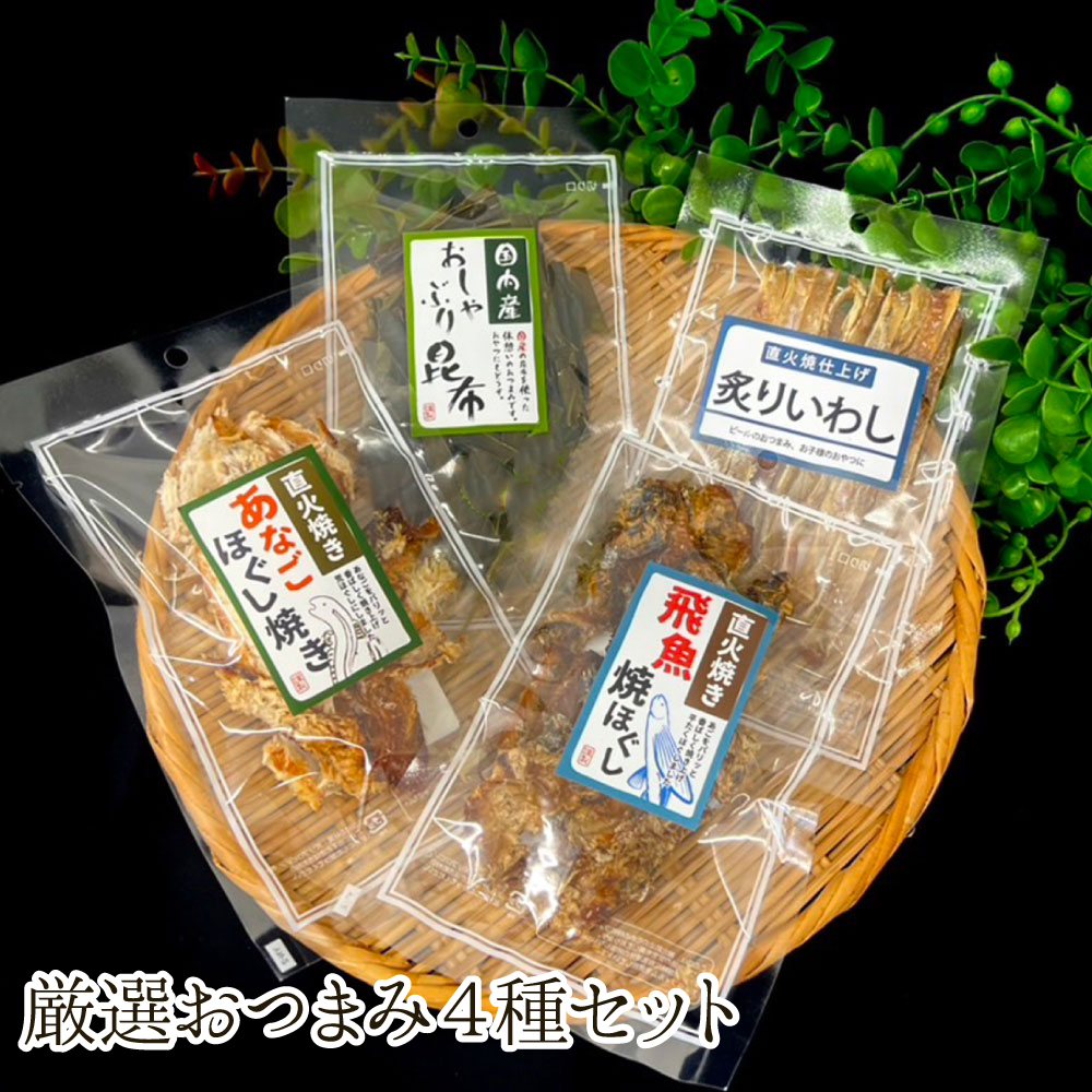 【21周年祭】厳選おつまみ4種セット